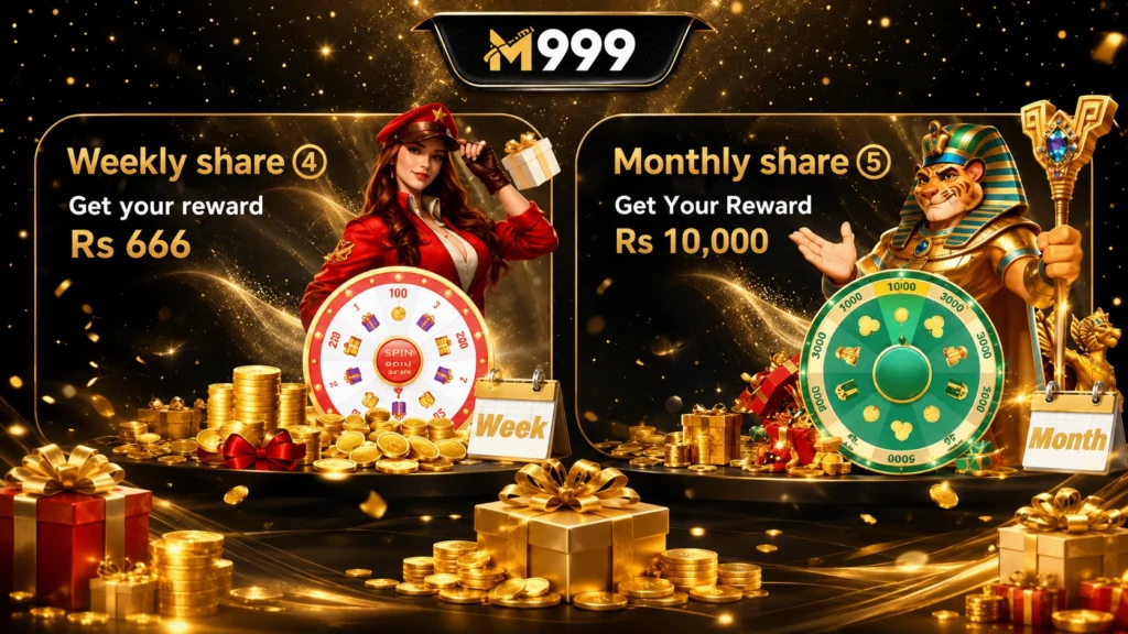 M999 Game weekly bonus rewards for active users