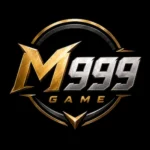 M999 Game logo with bold golden text, premium gaming design, and modern mobile gaming theme.