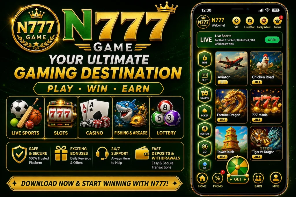 N777 Game - Dashboard image
